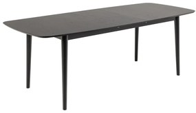 Bővíthető étkezőasztal tölgyfa dekoros asztallappal 90x219 cm Montreux – Actona