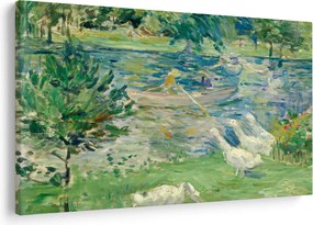 Kép - Berthe Morisot, Girl in a Boat with Geese, reprodukciók (90x60 cm)