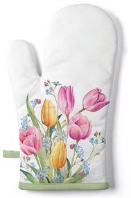 Edényfogó kesztyű - 18x30cm - Tulips Bouquet