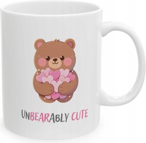 Bögre maci szív ajándék neki lányok nők valentin nap aranyos