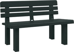 vidaXL zöld polipropilén kerti pad 110 x 52 x 71 cm