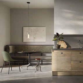 Szürke dimmelhető függőlámpa ø 6 cm Basalt – tala