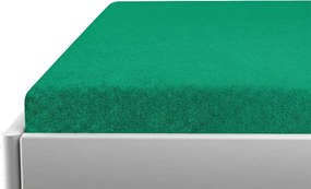 Frottír gumis lepedő gyerekágyba PREMIUM 60x120 cm mentás