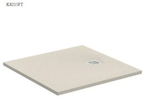 Zuhanytálca négyzet Ideal Standard 90x90 cm öntött márvány homokszín K8215FT