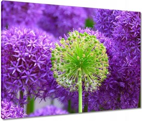 Vászonkép 80x60 Zöld virág