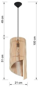 Limpezia fa függőlámpa - Nice Lamps