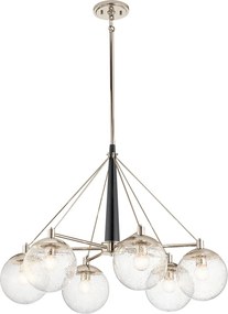 Quintiesse glamour modern csillár marilyn polírozott nikkel elsqn-marilyn6