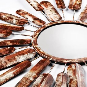 Fali tükör NAP átm. 75 cm barna