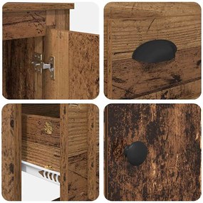 Magasfiú fiókkal Öreg fa 60 x 35,5 x 103,5 cm Faanyag