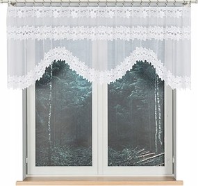 Jacquard készfüggöny alul kivágással 230x80 cm Bastia