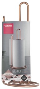 Rézszínű konyhai papírtörlő tartó - Metaltex
