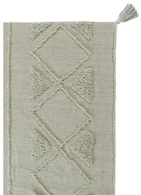 Világoszöld mosható kézi szövésű pamut szőnyeg 170x240 cm Tribu Olive – Lorena Canals