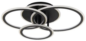 Zuma Line MS238130-BK - LED Dimmelhető lámpa LUNAR LED/55W/230V 3000-6000K fekete + távirányító