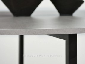 Étkezőasztal Bird (beton + fekete). 1111737