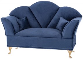 Ékszertartó kék kis kanapé 18,5x27x10cm