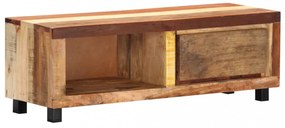 tömör újrahasznosított fa TV-szekrény 100 x 30 x 33 cm