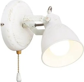 Rabalux beltéri fali lámpa e14 15w antik fehér vivienne