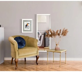 Parisienne fali tükör fehér keretben, 47 x 147 cm - Styler