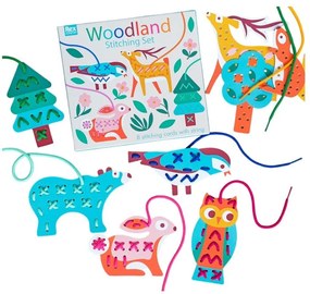 Kreatív készlet Stitching set Woodland – Rex London