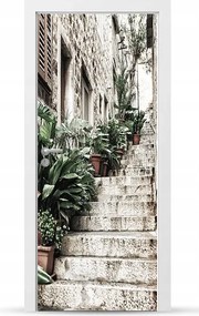 Furnér Kültéri Ajtó matrica Bútor öntapadós Könnyű Ragasztás