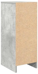betonszürke szerelt fa cipőszekrény 29,5x34x76 cm