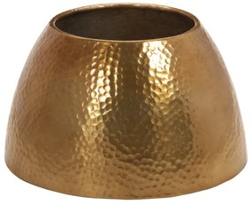 sárgaréz kalapált alumínium dohányzóasztal Ø 50 x 30 cm