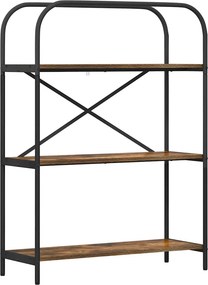 vidaXL Könyvespolc Füstölt tölgy 80 x 30 x 109 cm Faanyag