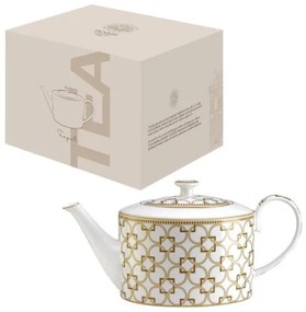 Porcelán teáskanna 1200ml, dobozban, Déco