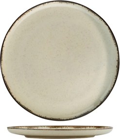 Tányérkészlet porcelán, fahéj, 24 darabos