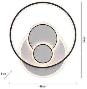 Paul Neuhaus 6392-16 - LED Mennyezeti lámpa MAILAK LED/27W/230V