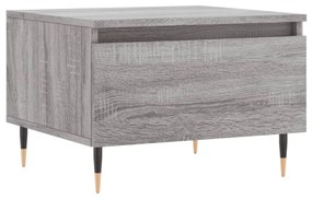 2 db szürke sonoma szerelt fa dohányzóasztal 50 x 46 x 35 cm