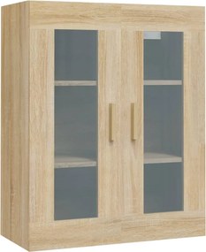 vidaXL sonoma tölgy színű függő faliszekrény 69,5 x 34 x 90 cm