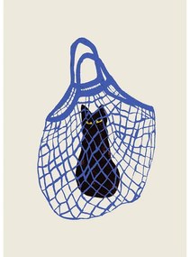 Poszter 30x40 cm The Cat’s In The Bag – Chloe Purpero Johnson – The Poster Club