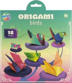 Állatos Birds origami papír 18 db-os