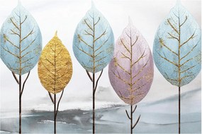 Kép - Dizájnos fák (90x60 cm)
