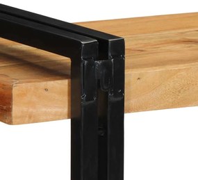 fali polc 90x33x45 cm tömör fa akácfa