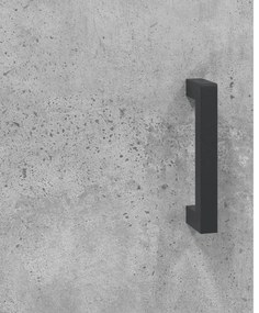 betonszürke szerelt fa TV-szekrény 150 x 30 x 50 cm