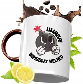 Bordó Bögre Pincérnek Születésnapra Ajándék fényképes nyomtatással