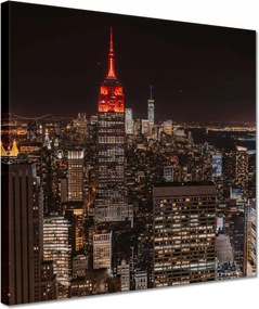 Vászonkép 30x30 New York felülnézet