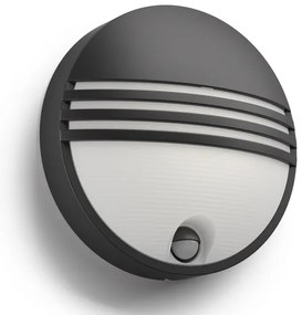 Philips 17297/30/16 -LED Kültéri fali lámpa érzékelővel YARROW 1xLED/6W/230V IP44