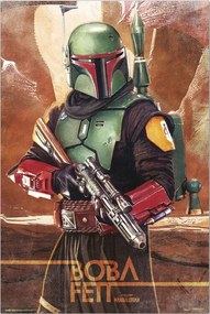 Plakát Star Wars: The Mandalorian - Boba Fett, (61 x 91.5 cm)