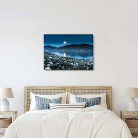 Egy éjszakai táj képe, Izland (70x50 cm)