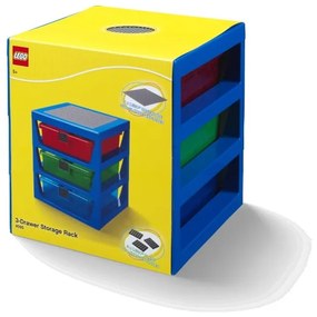 Storage kék rendszerező 3 fiókkal - LEGO®