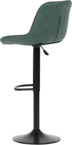 Bárszék zöld színben, szövet kárpittal AUB-V3066 GRN3