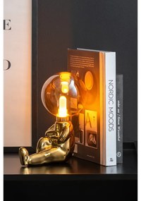Aranyszínű LED dimmelhető asztali lámpa üveg búrával (magasság 22,5 cm) Joey – Leitmotiv