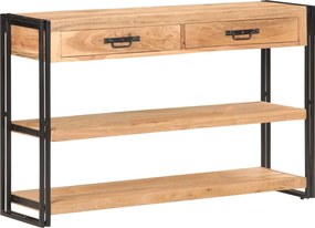 vidaXL tömör akácfa komód 120 x 30 x 75 cm
