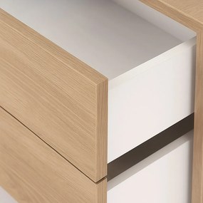 Boxie 2 fiókos fali szekrény 40x80x37 cm sonoma tölgy