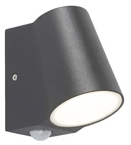 Antracit kültéri lámpa mozgásérzékelővel LED-del - Uma