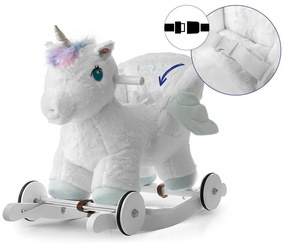 Ringató hinaló dallammal és kerekekkel Milly Mally Polly Unikornis