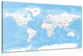 Kép stílusos világ térkép